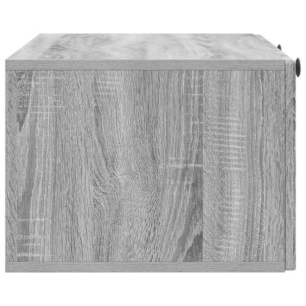 Väggmonterad TV-bänk Grå sonoma-ek 78,5 x 41 x 30 cm