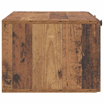 Väggmonterad TV-bänk Väggmonterad Gammalt trä 78,5 x 41 x 30 cm