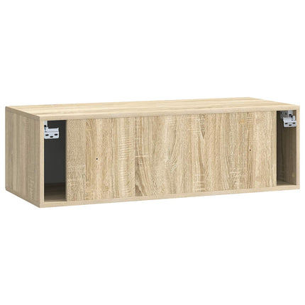 Väggmonterad TV-bänk Sonoma-ek 98 x 41 x 30 cm Konstruerat trä
