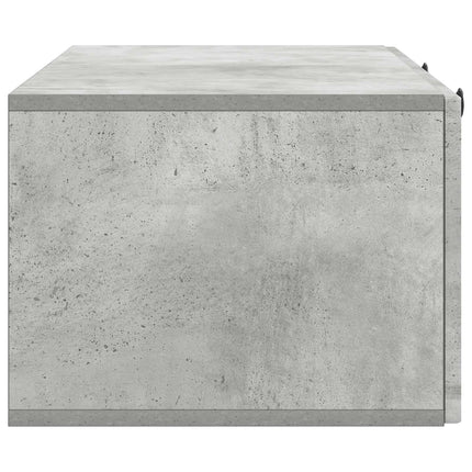 Väggmonterad TV-bänk Betonggrå 99 x 41 x 30 cm Konstruerat trä
