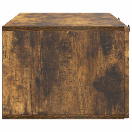 Väggmonterad TV-bänk Rökt ek 99 x 41 x 30 cm Konstruerat trä