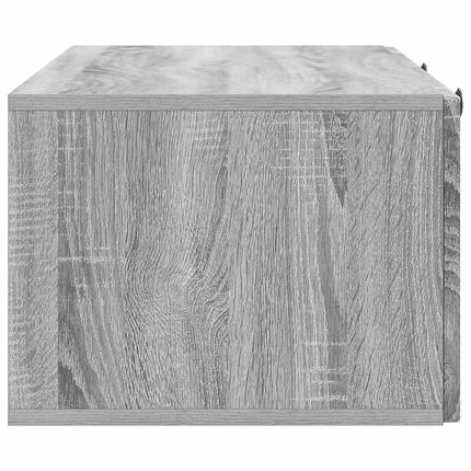 Väggmonterad TV-bänk Väggmonterad Grå sonoma-ek 99 x 41 x 30 cm