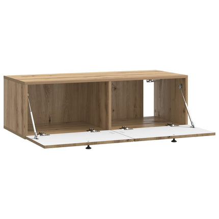 Väggmonterad TV-bänk Artisan-ek 99 x 41 x 30 cm Konstruerat trä