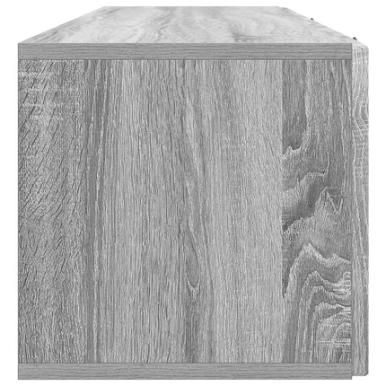 Väggmonterad TV-bänk Väggmonterad Grå sonoma-ek 98 x 31 x 30 cm