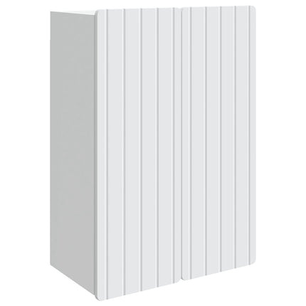 Väggmonterat skåp Vit 66 x 34,5 x 92 cm Konstruerat trä