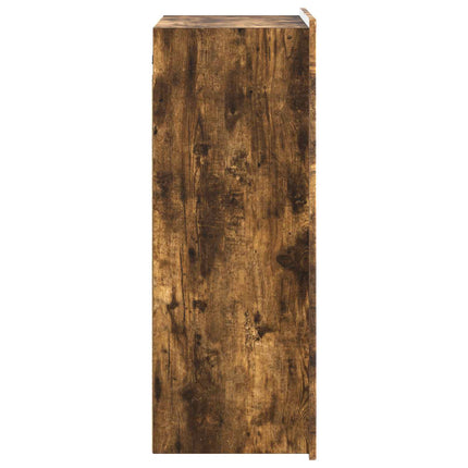 Väggmonterat skåp Rökt ek 66 x 34,5 x 92 cm Konstruerat trä