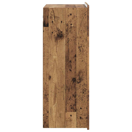 Väggmonterat skåp Gammalt trä 66 x 34,5 x 92 cm Konstruerat trä