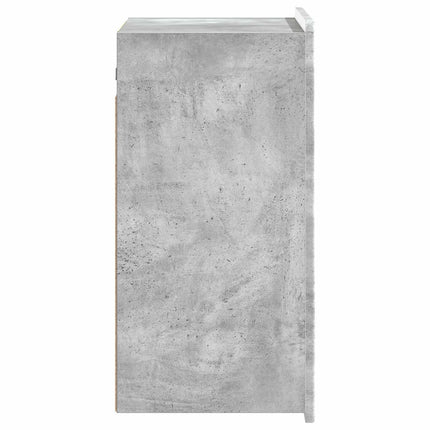 Väggmonterat skåp Betonggrå 59 x 31 x 64 cm Konstruerat trä
