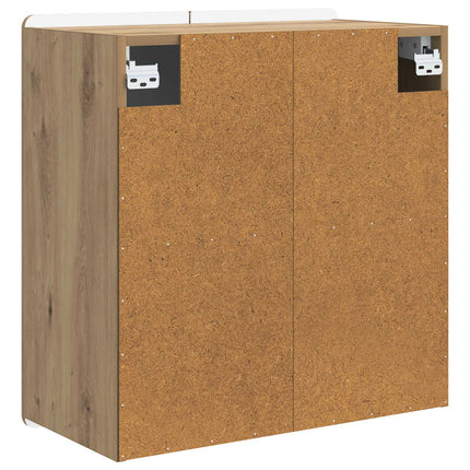 Väggmonterat skåp Artisan-ek 59 x 31 x 64 cm Konstruerat trä