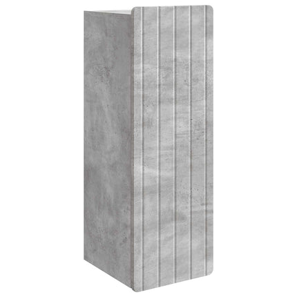 Väggmonterat skåp Betonggrå 33 x 34,5 x 94 cm Konstruerat trä