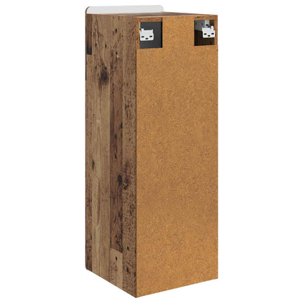 Väggmonterat skåp Gammalt trä 33 x 34,5 x 94 cm Konstruerat trä