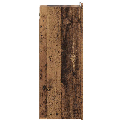 Väggmonterat skåp Gammalt trä 33 x 34,5 x 94 cm Konstruerat trä