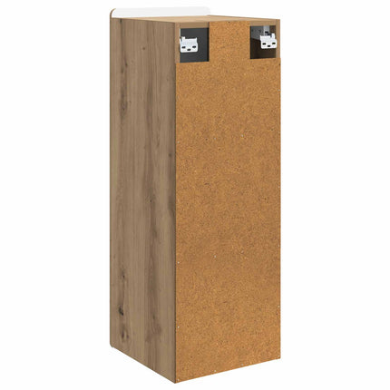 Väggmonterat skåp Artisan-ek 33 x 34,5 x 94 cm Konstruerat trä