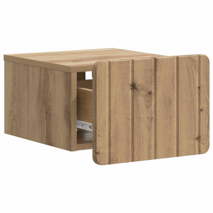 Väggmonterat Sängbord 2 pcs Artisan-ek 33 x 34,5 x 24 cm