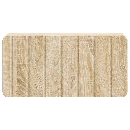 Väggmonterat Sängbord 2 pcs Sonoma-ek 49 x 34,5 x 24 cm