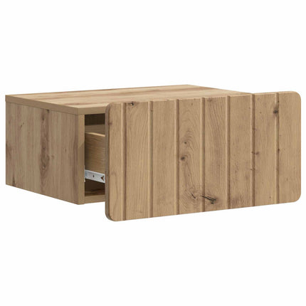 Väggmonterat Sängbord 2 pcs Artisan-ek 49 x 34,5 x 24 cm