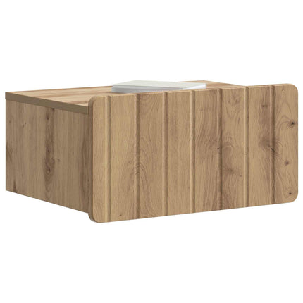 Väggmonterat Sängbord 2 pcs Artisan-ek 49 x 34,5 x 24 cm