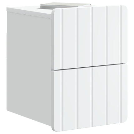 Väggmonterat Sängbord Vit 33 x 34,5 x 43 cm Konstruerat trä
