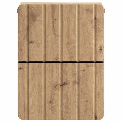 Väggmonterat Sängbord 2 pcs Artisan-ek 33 x 34,5 x 43 cm