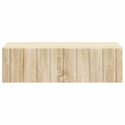 Väggmonterad sidobord Sonoma-ek 59 x 34,5 x 17 cm