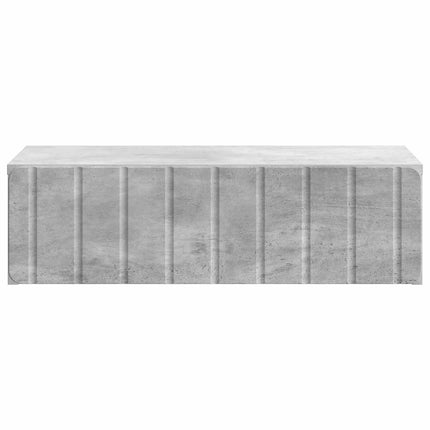 Väggmonterad sidobord Betonggrå 59 x 34,5 x 17 cm