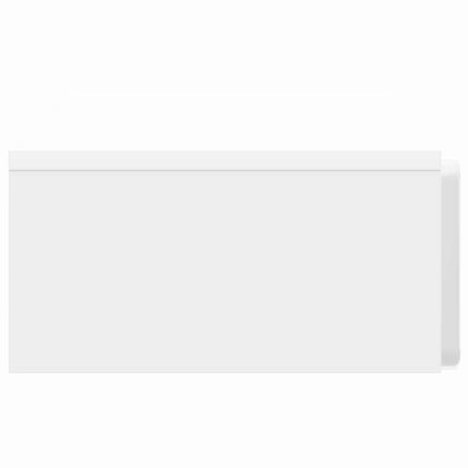 Väggmonterad sidobord Vit högglans 87,5 x 34,5 x 17 cm