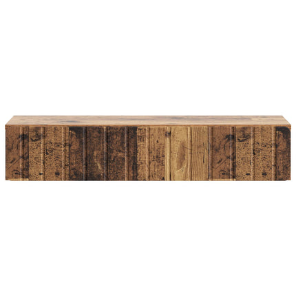 Väggmonterad sidobord Gammalt trä 87,5 x 34,5 x 17 cm
