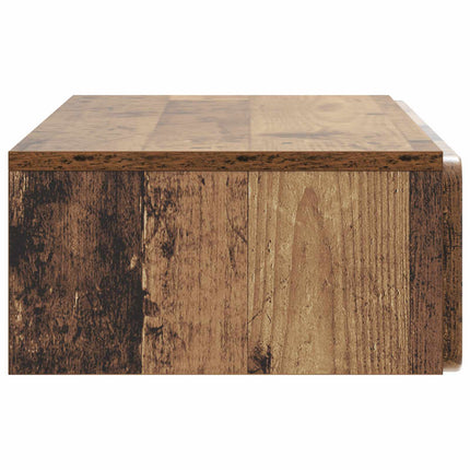 Väggmonterad sidobord Gammalt trä 87,5 x 34,5 x 17 cm