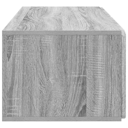 Väggmonterad TV-bänk Grå sonoma-ek 78,5 x 41 x 30 cm