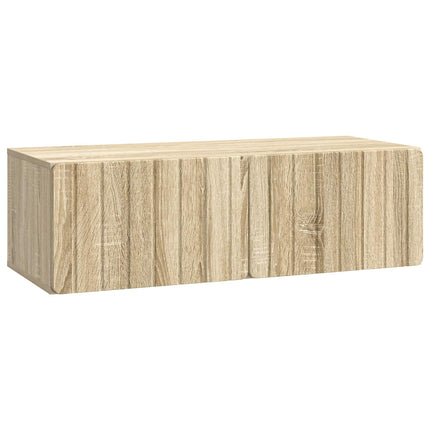 Väggmonterad TV-bänk Sonoma-ek 98 x 41 x 30 cm Konstruerat trä