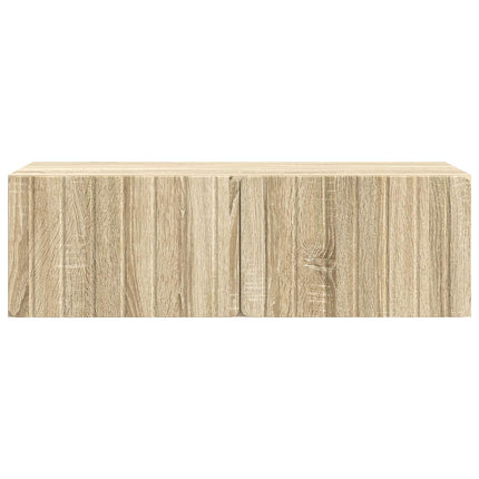 Väggmonterad TV-bänk Sonoma-ek 98 x 41 x 30 cm Konstruerat trä