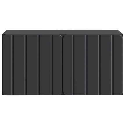 Väggmonterad TV-bänk Svart 59,5 x 31 x 30 cm Konstruerat trä
