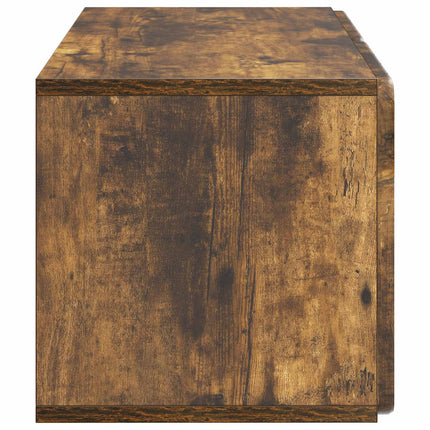 Väggmonterad TV-bänk Rökt ek 59,5 x 31 x 30 cm Konstruerat trä