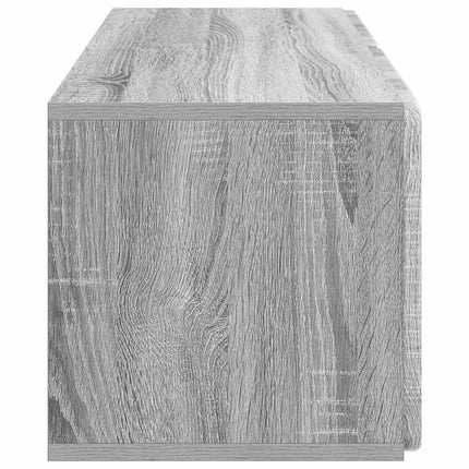 Väggmonterad TV-bänk Grå sonoma-ek 78,5 x 31 x 30 cm