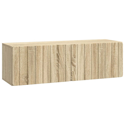 Väggmonterad TV-bänk Sonoma-ek 98 x 31 x 30 cm Konstruerat trä