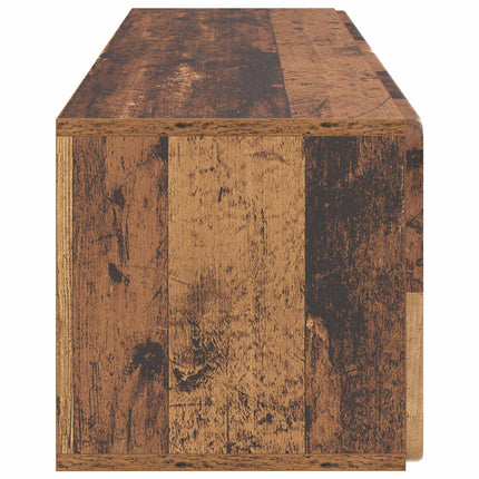 Väggmonterad TV-bänk Väggmonterad Gammalt trä 98 x 31 x 30 cm