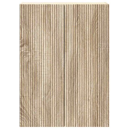 Väggmonterat skåp Sonoma-ek 66 x 34,5 x 90 cm Konstruerat trä