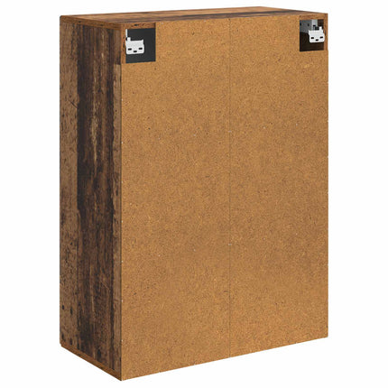 Väggmonterat skåp Gammalt trä 66 x 34,5 x 90 cm Konstruerat trä