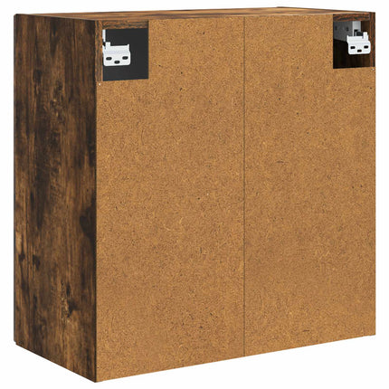 Väggmonterat skåp Rökt ek 59 x 31 x 60 cm Konstruerat trä