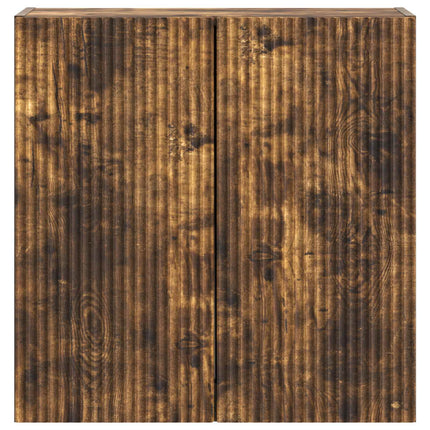 Väggmonterat skåp Rökt ek 59 x 31 x 60 cm Konstruerat trä