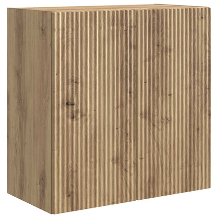 Väggmonterat skåp Artisan-ek 59 x 31 x 60 cm Konstruerat trä
