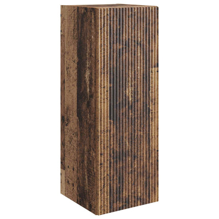 Väggmonterat skåp Gammalt trä 33 x 34,5 x 90 cm Konstruerat trä