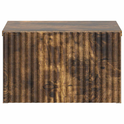 Väggmonterat Sängbord med låda 2 pcs Rökt ek 33 x 34,5 x 20 cm