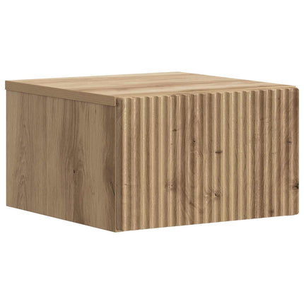 Väggmonterat Sängbord med låda Artisan-ek 33 x 34,5 x 20 cm