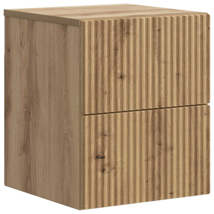 Väggmonterat Sängbord Artisan-ek 33 x 34,5 x 40 cm