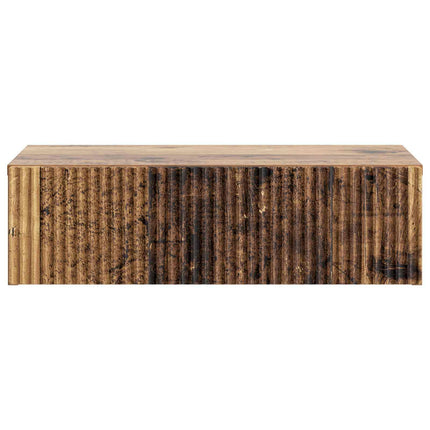 Väggmonterad sidobord Gammalt trä 59 x 34,5 x 17 cm