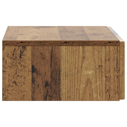 Väggmonterad sidobord Gammalt trä 59 x 34,5 x 17 cm