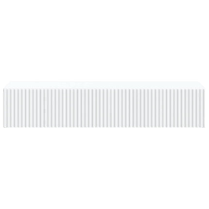 Väggmonterad sidobord Vit 87,5 x 34,5 x 17 cm Konstruerat trä