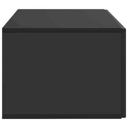 Väggmonterad TV-bänk Svart 59,5 x 41 x 30 cm Konstruerat trä