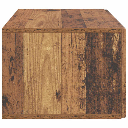 Väggmonterad TV-bänk Väggmonterad Gammalt trä 59,5 x 41 x 30 cm